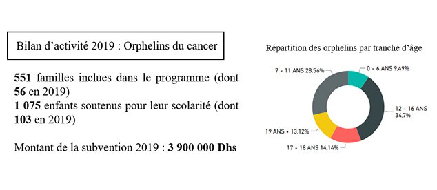 Bilan d'activité 2019 - Orphelins du cancer